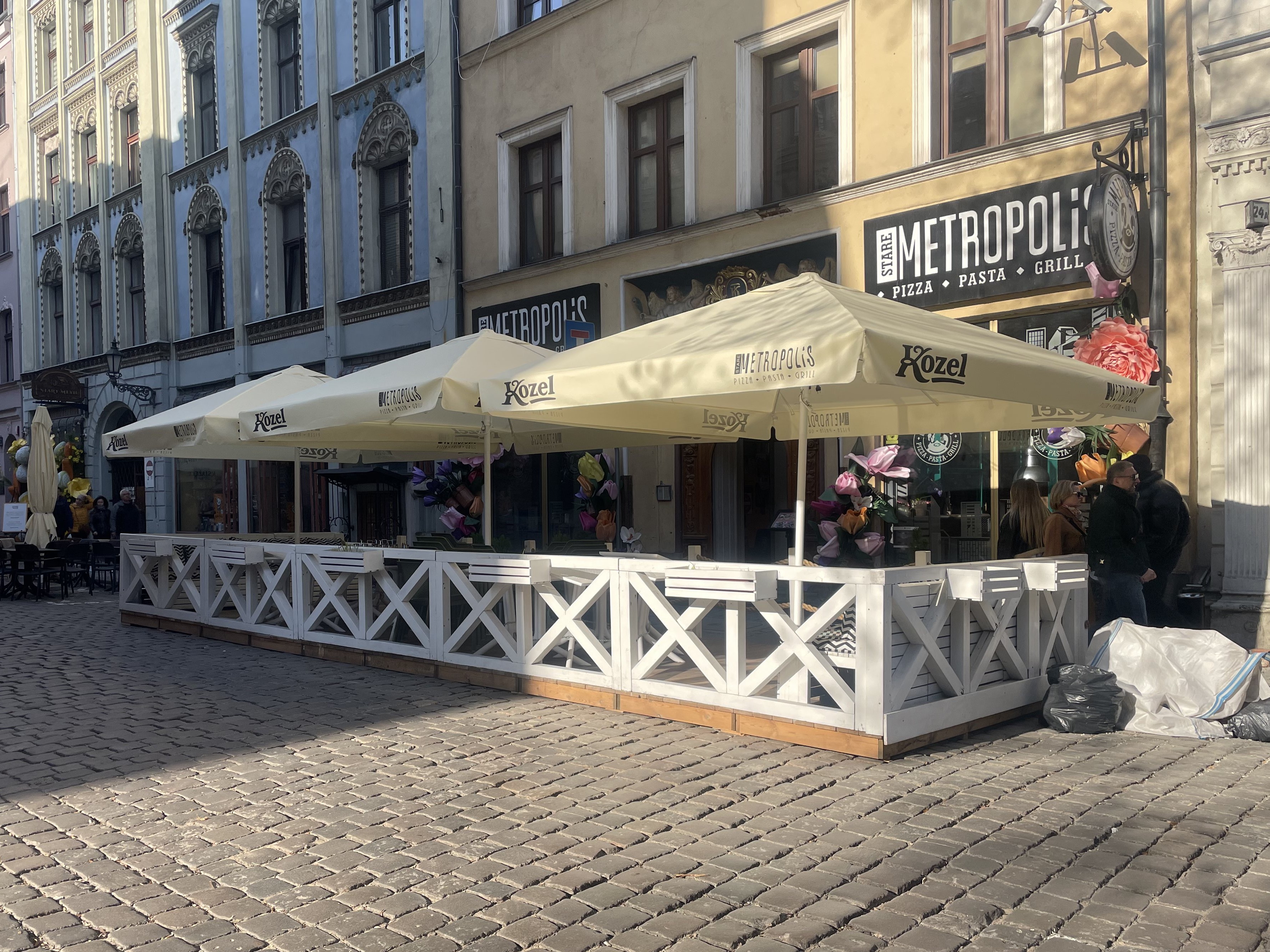 Coraz większe ogródki restauracyjne