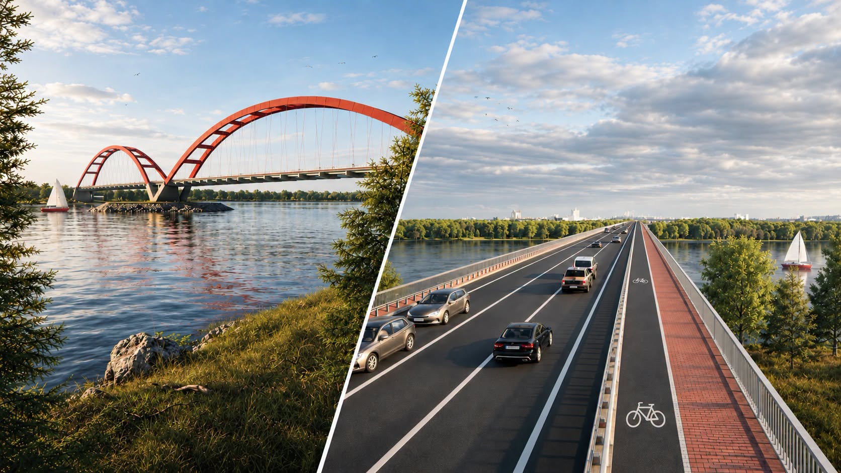 Toruń chce trzeciego mostu przez Wisłę. Są już dwa warianty trasy i dwie koncepcje przeprawy
