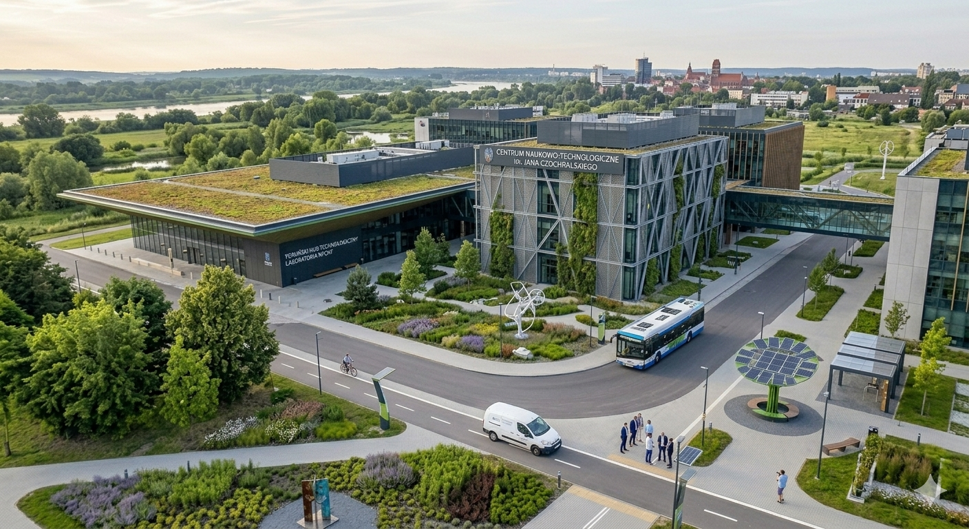 Toruń inwestuje w przyszłość: Przy Szosie Okrężnej wyrośnie nowoczesne centrum naukowo-badawcze