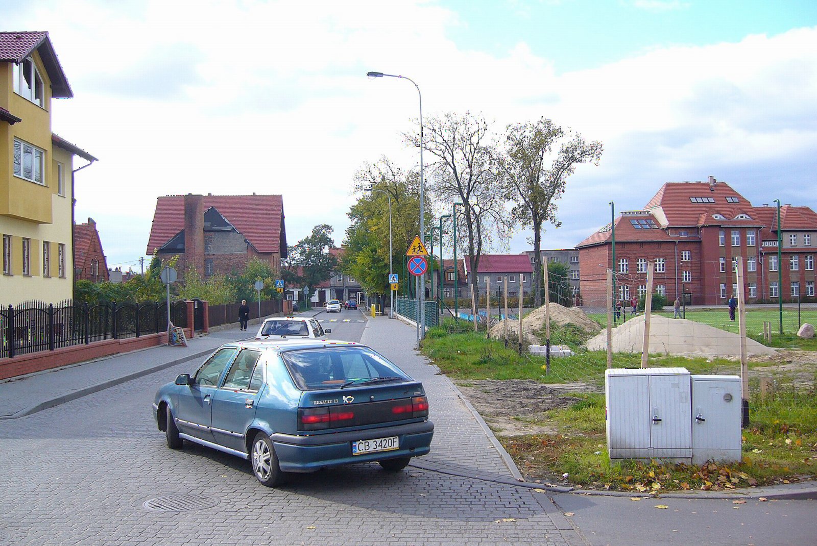 Ul. Wyzwolenia przy skrzyżowaniu z ul. Pielęgniarską w Fordonie